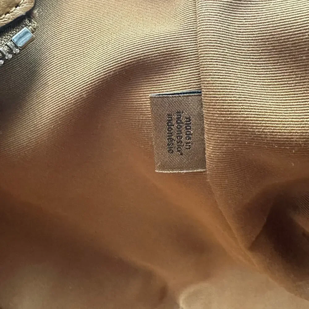 COACH CM074 Meadow Bag Tote Shoulder Bag Pebbled Brown Leather Purse Dual Straps - Picture 15 of 16